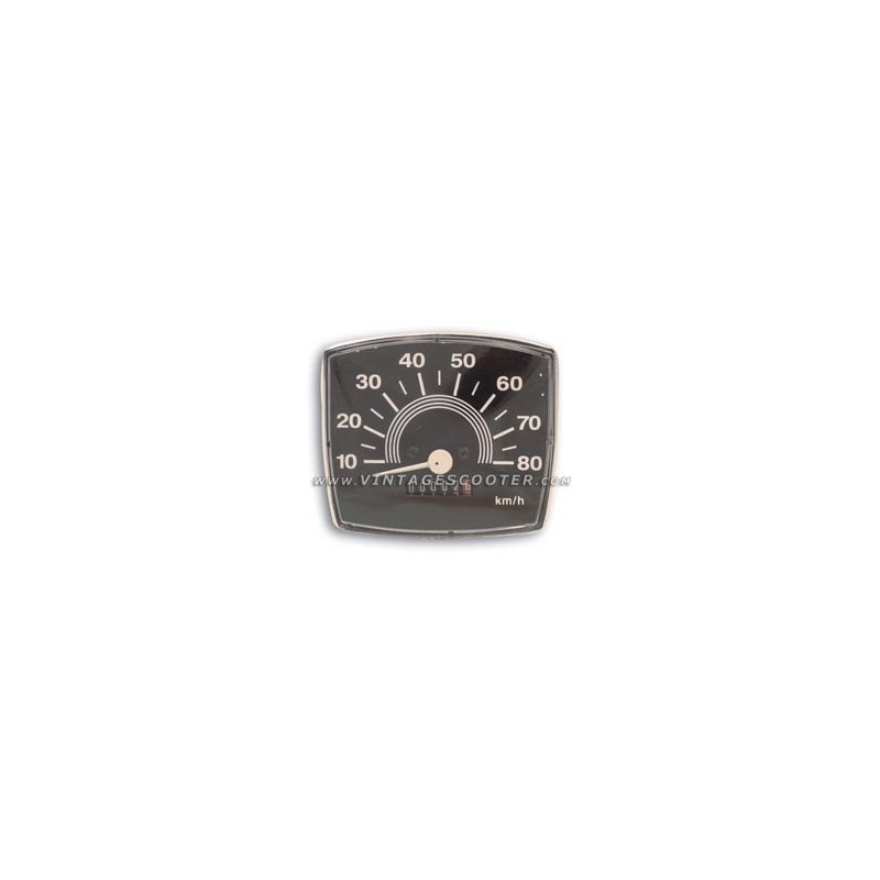 Compteur Vespa 50 Spécial graduation 80 Km/h Compteur Vespa 50 Spécial graduation 80 Km/h
